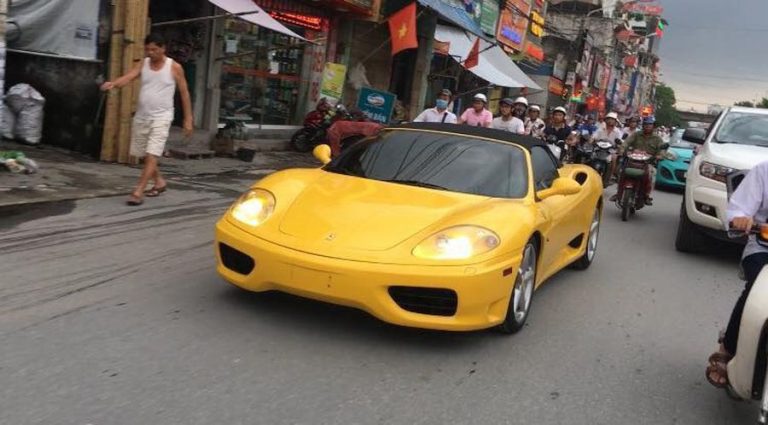 “Hàng hiếm” Ferrari 360 Spider màu vàng đã thuộc về “dân chơi” Hải Phòng