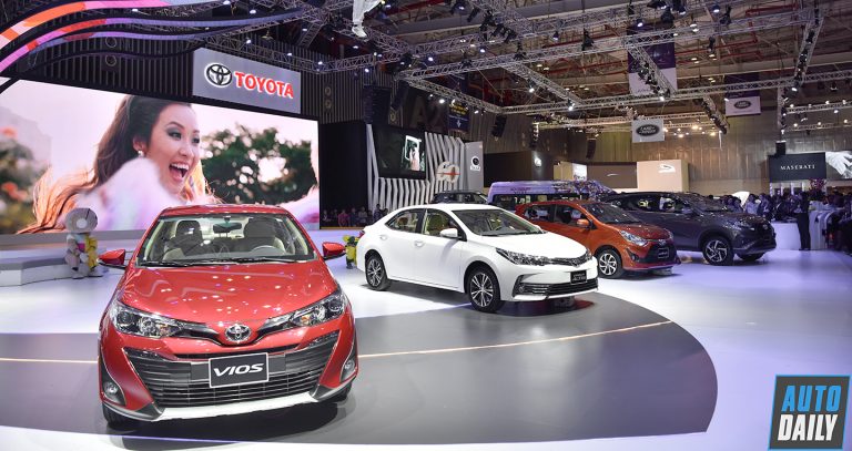 TOÀN CẢNH GIAN HÀNG TOYOTA TẠI VIETNAM MOTOR SHOW 2018