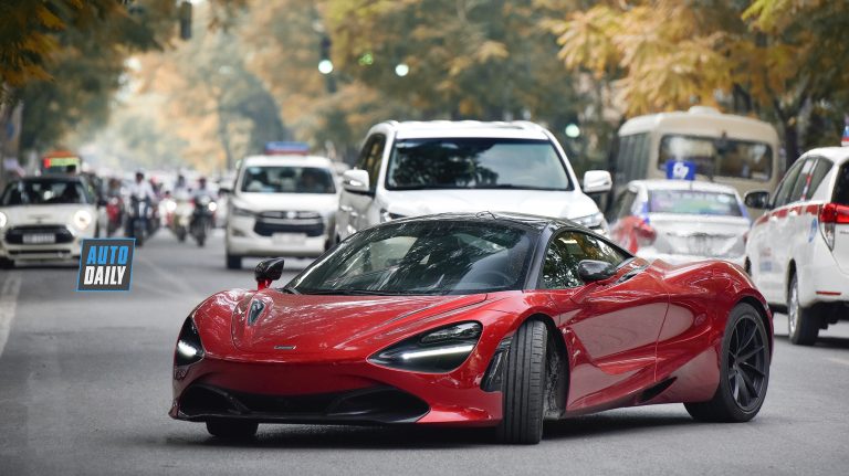 SIÊU PHẨM MCLAREN 720S DẠO PHỐ HÀ NỘI, CHUẨN BỊ NAM TIẾN