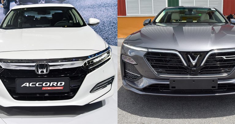 TẦM GIÁ 1,3 TỶ ĐỒNG, CHỌN HONDA ACCORD 2019 HAY VINFAST LUX A2.0?