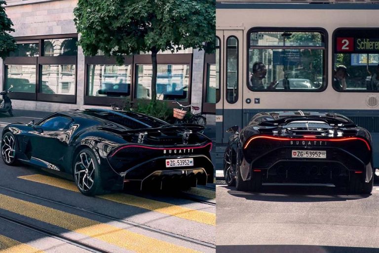 Bắt gặp “cực phẩm” Bugatti La Voiture Noire “độc nhất vô nhị” xuống phố