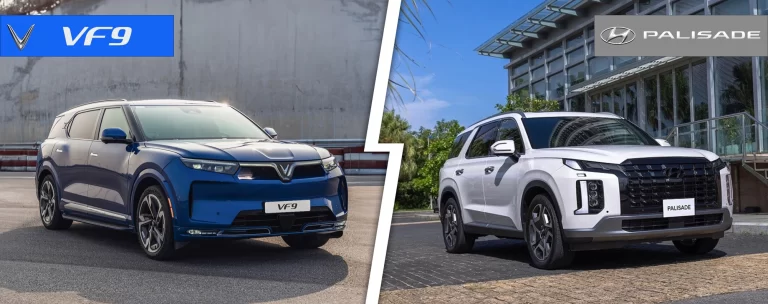 Cùng lăn bánh 1,7 tỷ đồng, mua VinFast VF 9 hay Hyundai Palisade?