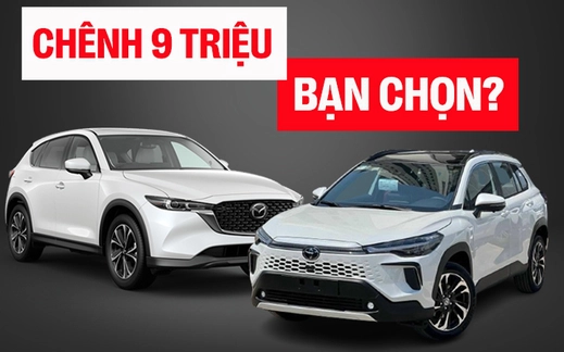 Chênh đúng 9 triệu, Toyota Corolla Cross ‘base’ hơn thua ‘SUV quốc dân’ Mazda CX-5 Premium ở từng trang bị công nghệ nhỏ