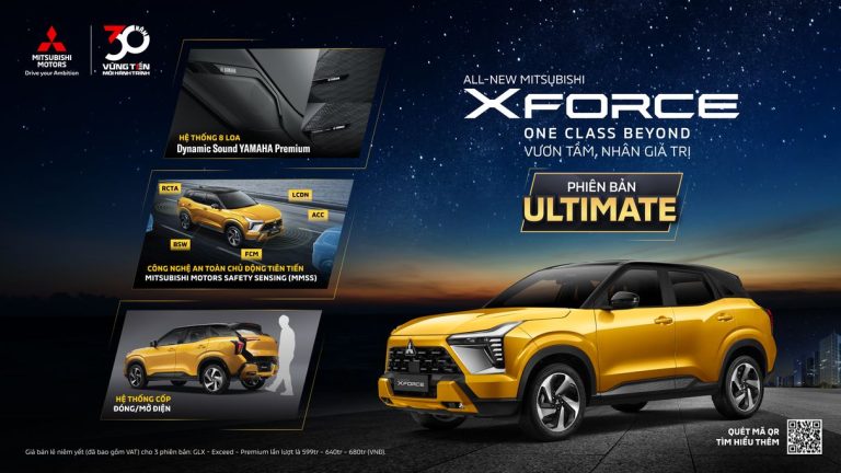 Chi tiết Mitsubishi Xforce Ultimate: Giá từ 705 triệu đồng, thêm 4 điểm quan trọng để đua doanh số cùng Toyota Yaris Cross